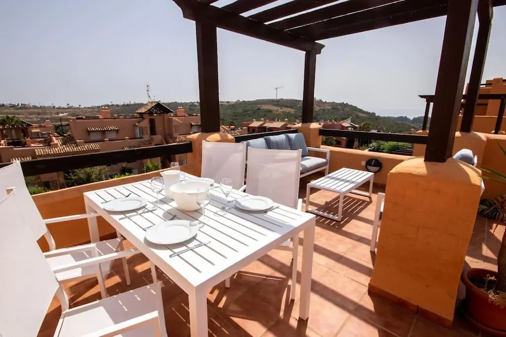 Appartement Penthouse With Roof Terrace, Bbq, Pool- And Sea Views à Buenas Noches